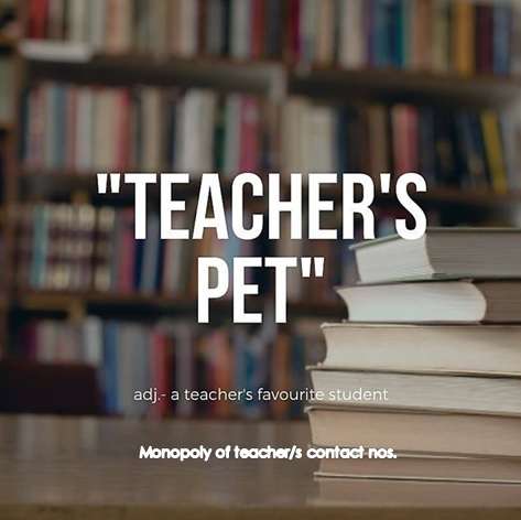 teacher's pet definition