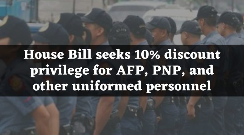 Discount Privilege for pnp afp