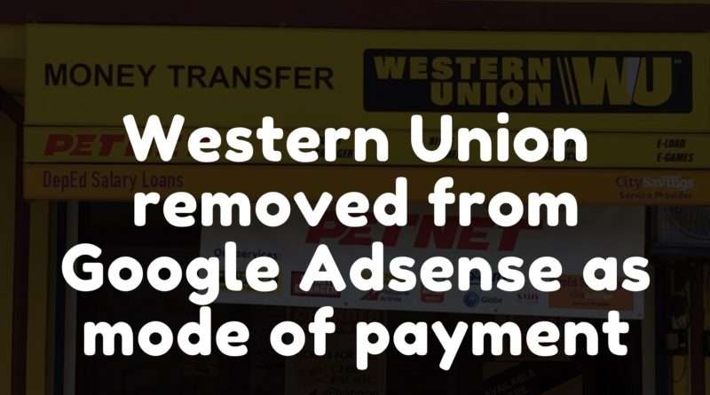 western union payment