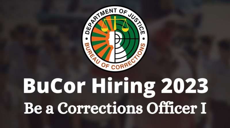 Be A Corrections Officer I 2023