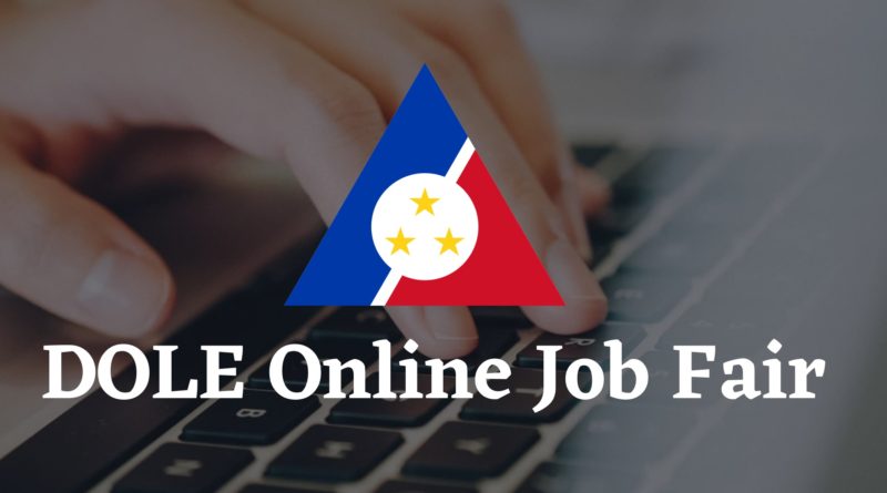 DOLE online job fair 2021