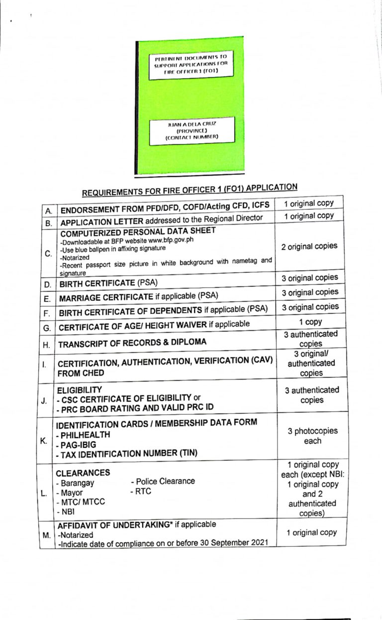 Bfp Region 10 Is Now Hiring Fire Officer 1 Fo1 Life Of Maharlika
