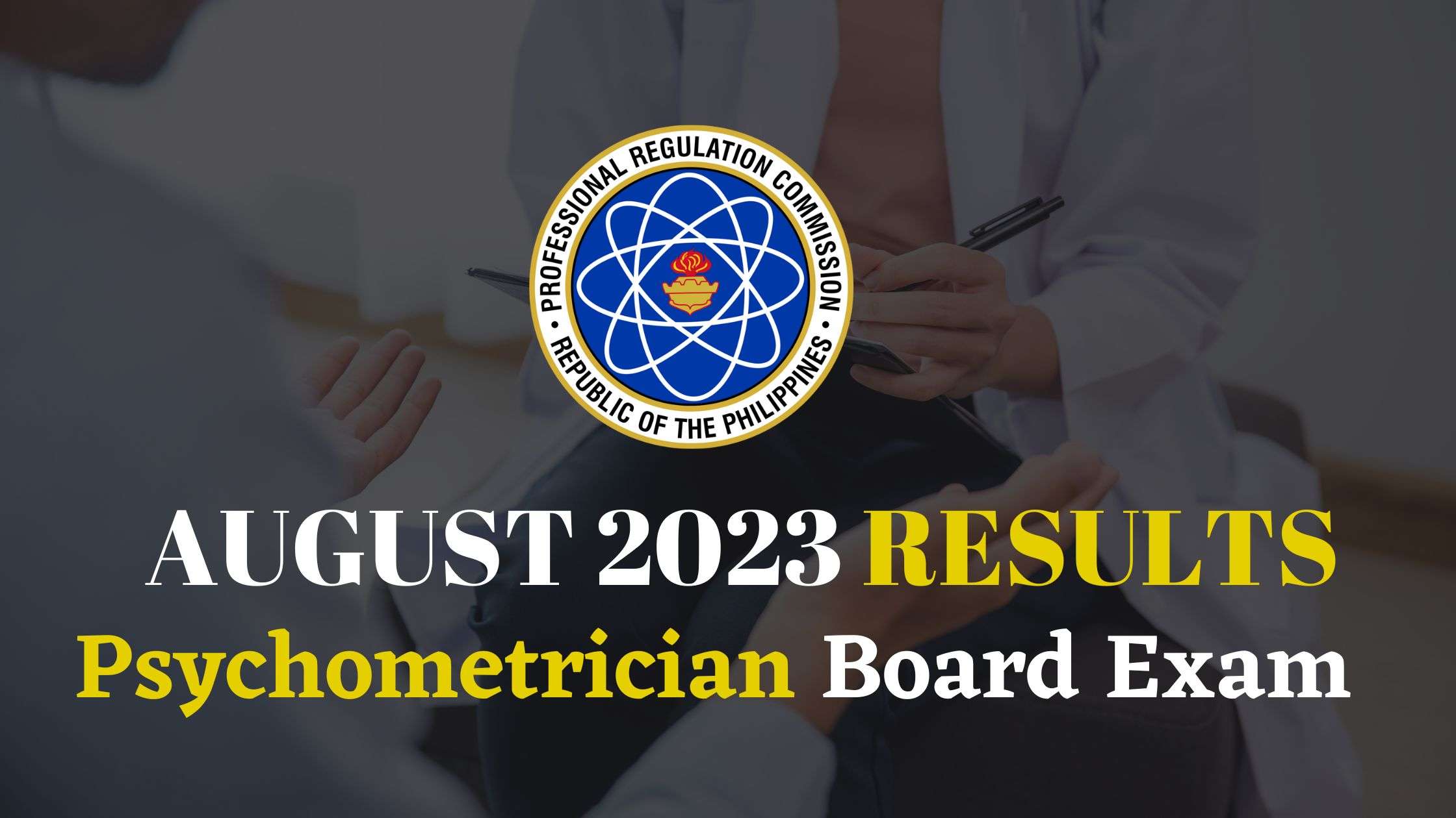 room assignment of psychometrician board exam 2023