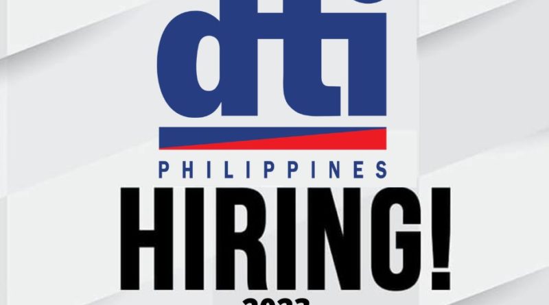 DTI 2022 jobs