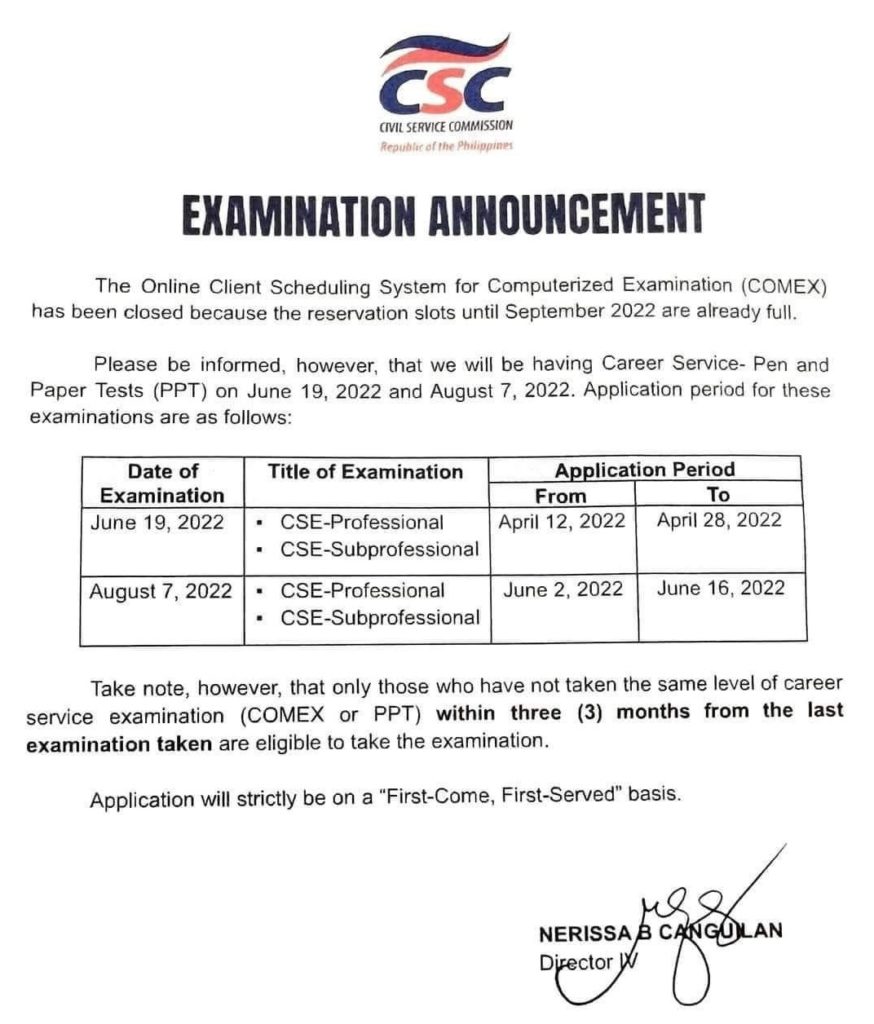 Civil Service Exam 2022: Application, Schedule & Requirements - Life Of ...