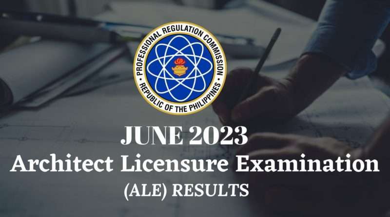 June 2023 Architect Licensure Exam