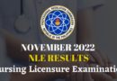 November 2022 Nursing Licensure Exam NLE