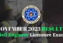 November 2023 Civil Engineer licensure