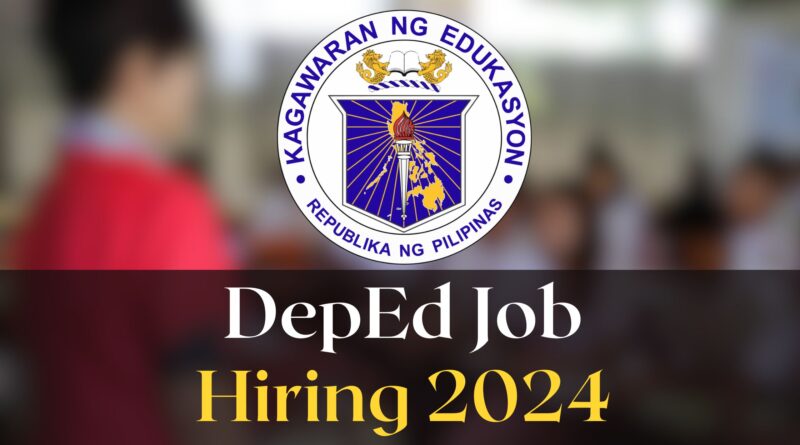 DepEd job 2024