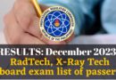 RadTech X-Ray Tech board exam december 2023