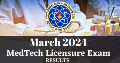 MedTech Licensure Exam March 2024