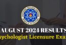 August 2024 Psychologist Licensure Exam