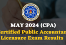 CPA results May 2024 Certified Public Accountant