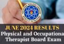 June 2024 Physical and Occupational Therapist Board Exam Results