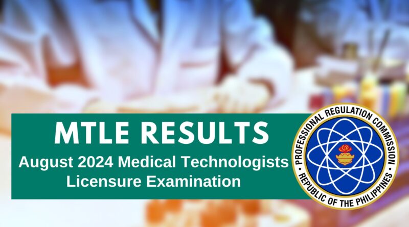 MedTech Licensure Exam August 2024