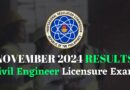 Civil Engineer Exam November 2024 results