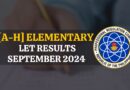 A-H September 2024 RESULTS: LET Elementary