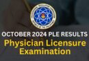 October 2024 Physician Licensure Examination Results