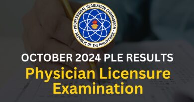 October 2024 Physician Licensure Examination Results