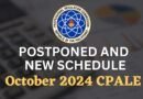 New Schedule October 2024 CPALE