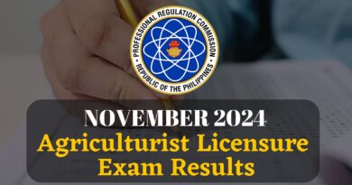 November 2024 Agriculturist Licensure Exam Results - List of Successful Examinees and Topnotchers