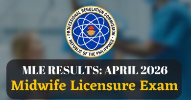 April 2026 MLE Results Midwife Licensure Exam