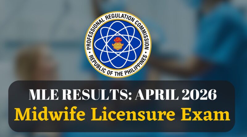 April 2026 MLE Results Midwife Licensure Exam